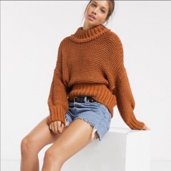 Free People My Only Sunshine Chunky Knit Sweater - Picture 4 of 7